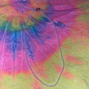 White sead bead necklace